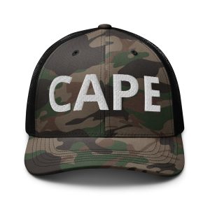 Camouflage trucker hat